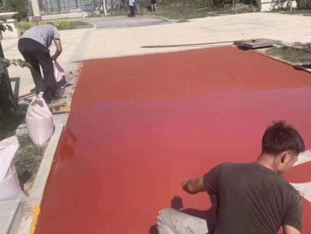 绵阳 篮球场翻新的地面工